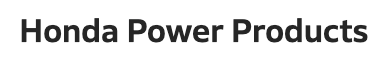 Honda Power Products